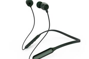 Вакуумные беспроводные наушники Remax RB-S17 Neckband Bluetooth 4.1 93 дБ/ до 22 ч Dark green