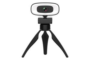 Веб-камера + штатив-тренога UTM Webcam SJ-PC010-2K 2560x1440 Black