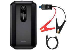 Внешний аккумулятор (автомобильный стартер) повербанк Power Bank Baseus CGNL020101 Air Car Jump Starter 10000 mAh чер...