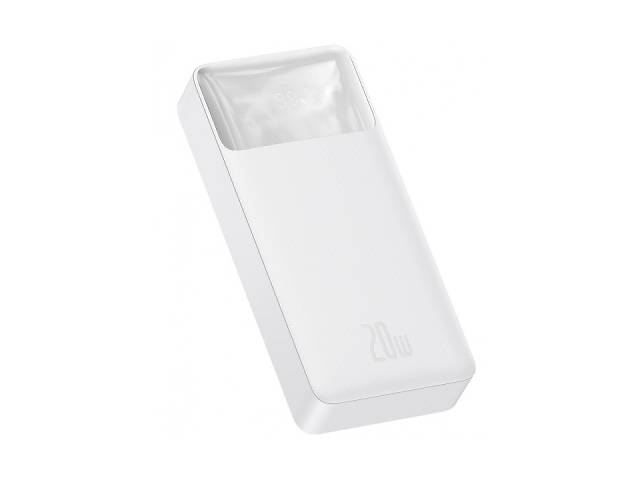 Внешний аккумулятор BASEUS Bipow Digital Display 20W 20000mAh White (PPDML-M02)