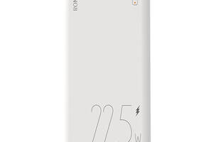 Внешний аккумулятор портативный двухсторонний цифровой Romoss Sense 8F 22.5W 30000 mAh Белый