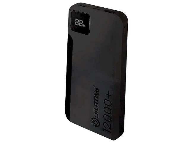 Внешний аккумулятор (повербанк) Power Bank Bilitong A10 12000+ mAh черный (Bilitong-А10_590)