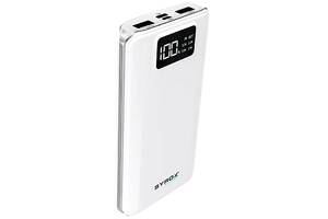 Внешний аккумулятор (повербанк) Power Bank Syrox PB107-White 20000 mAh с LED-дисплеем белый (PB107-White_1088)