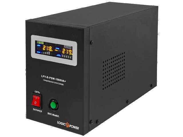 ИБП LogicPower LPY-B-PSW-1000VA+ 10A/20A с правильной синусоидой 12В
