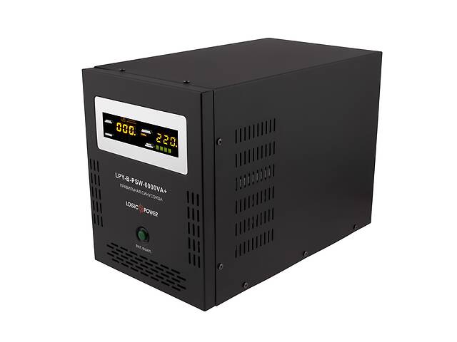 ДБЖ LogicPower LPY-B-PSW-6000VA+ (4200Вт) 10A/20A з правильною синусоїдою 48В