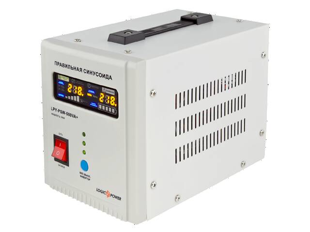 ИБП LogicPower LPY-PSW-500VA+ 5A/10A с правильной синусоидой 12В