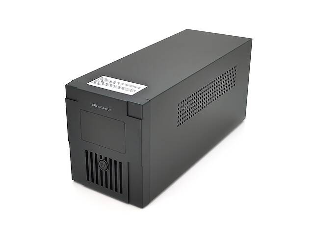 ИБП Qoltec QLT1200 (720W) LСD, AVR, 3st, 2xSCHUKO socket, 2x12V7.5Ah, metal Case