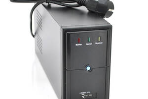 ИБП Ritar E-RTM850 (510W) ELF-L, LED, AVR, 2st, 2xSCHUKO socket, 1x12V9Ah, metal Case Q4 (370*130*210) 5,8кг (310*8...