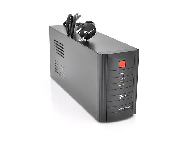 ИБП Ritar RTM600 (360W) Proxima-L, LED, AVR, 2st, 2xSCHUKO socket, 1x12V7Ah, metal Case ( 300 х 85 х140 ) Q4