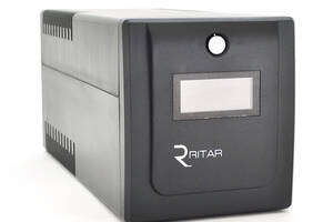 ИБП Ritar RTP1200 (720W) Proxima-D, LCD, AVR, 3st, 4x UNIVERSAL socket, 2x12V7Ah, plastik Case ( 460 x 225 X 245 ) 1...