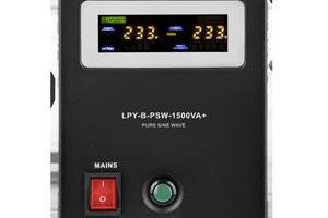 ИБП с правильной синусоидой 24V LPY-B-PSW-1500VA+(1050Вт) 10A/15A Купи уже сегодня!