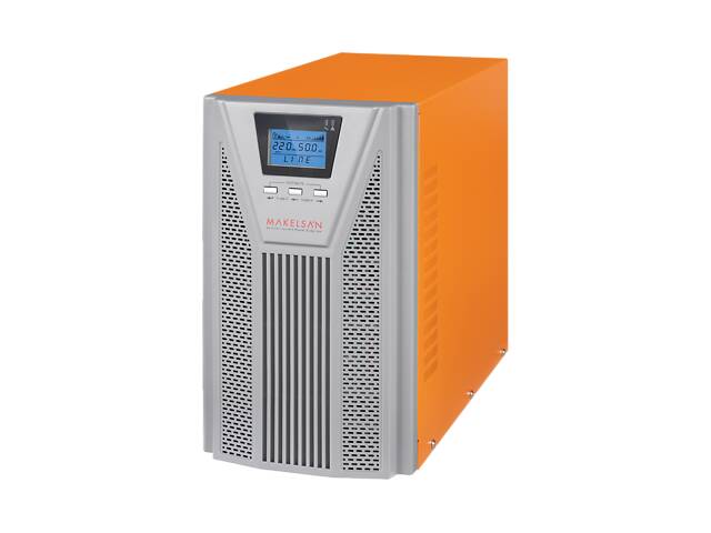 ИБП с правильной синусоидой ONLINE MAKELSAN PowerPack Se-2kVA-LCD, 2000VA (1800Вт), 48В, Встроенная батарея 12V 7Ah х...