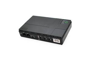 ИБП UPS-18W DC1018P для роутеров/коммутаторов/PON/POE-430, 5//9/12V, 1A, 10400MAh(4*2600MAh), Black, BOX