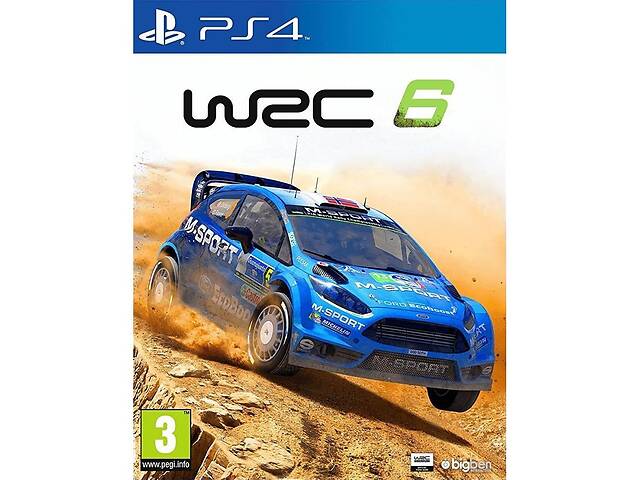 Гра Bigben Interactive WRC 6 PS4 (англійська версія)
