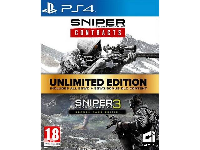 Игра CI Games Sniper Ghost Warrior Contracts SGW3 Unlimited Edition PS4 (русские субтитры)