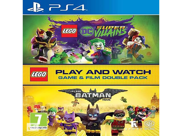 Игра для PlayStation 4 Lego DC Supervillains Double Pack (русские субтитры) PS4