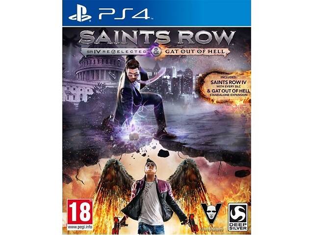 Игра для PlayStation 4 Saints Row IV Re-elected Saints Row: Gat out of Hell (русские субтитры) PS4