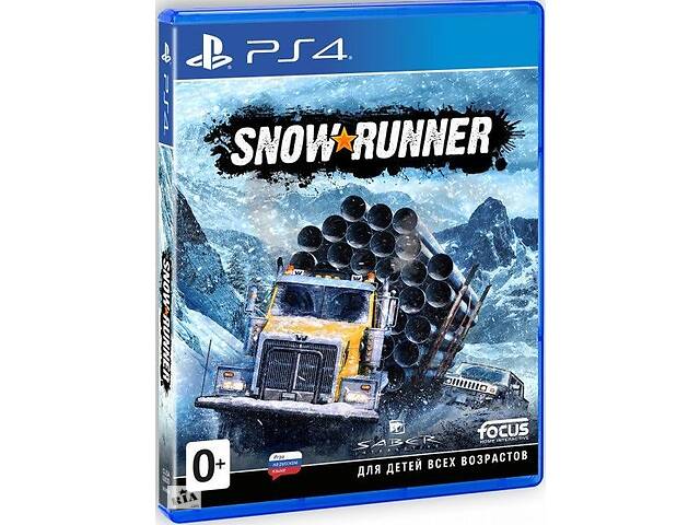 Игра для PlayStation 5 SnowRunner PS4 (русская версия)