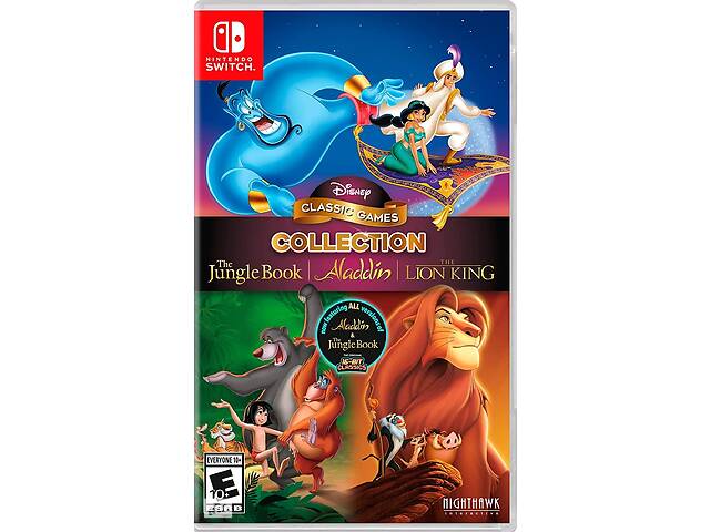 Игра Nighthawk Disney Classic: Aladdin / The Lion King / The Jungle Book Nintendo Switch (английская версия)