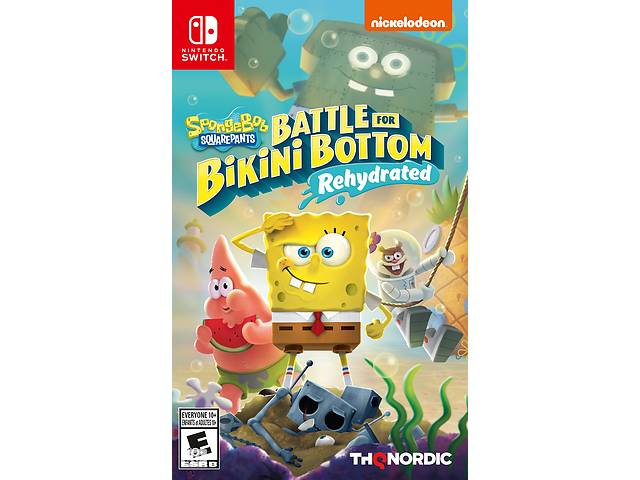 Игра THQ SpongeBob SquarePants: Battle for Bikini Bottom – Rehydrated Nintendo Switch (русские субтитры)
