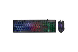 Игровая клавиатура и мышь RGBMix HK-6300TZ RGB