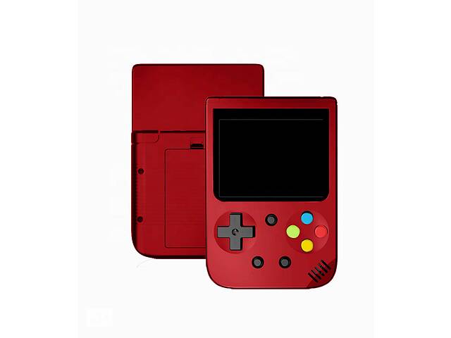 Игровая портативная ретро приставка с экраном 3' и аккумулятором Gen Game Box Mini с играми 8bit 500 в 1 Красный+2й г...