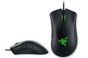 Игровая проводная оптическая мышь с светодиодной подсветкой Razer DeathAdder Elite черная (ЦУ-00030722)