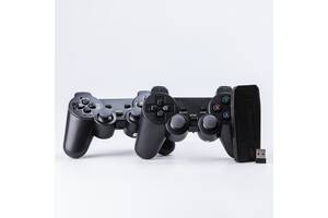 Игровая приставка Lugi M8 Mini Game Stick 10000 игр 4K/HDMI/64 Gb + 2 беспроводных джойстика (UR510)