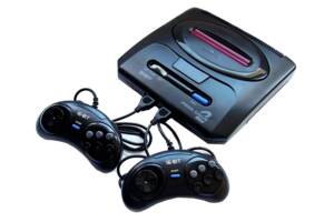 Игровая приставка Sega Mega Drive 2 (368 встроенных игр + поддержка картриджей) ретро консоль черная (24335-Sega2_468)