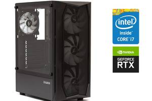 Новый игровой компьютер Zalman N4 Tower NEW / Intel Core i7-10700 (8 (16) ядер по 2.9 - 4.8 GHz) / 16 GB DDR4 / 240 G...