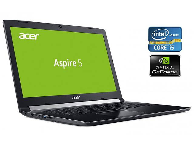 Игровой ноутбук Acer Aspire A517-51G / 17.3' (1920x1080) IPS / Intel Core i5-7200U (2 (4) ядра по 2.5 - 3.1 GHz) / 8...