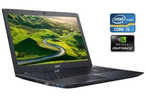 Игровой ноутбук Acer Aspire E5-576G / 15.6' (1920x1080) IPS / Intel Core i5-8250U (4 (8) ядра по 1.6 - 3.4 GHz) / 8 G...
