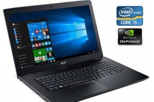 Игровой ноутбук Acer Aspire E5-774G-52W1 / 17.3' (1920x1080) TN / Intel Core i5-7200U (2 (4) ядра по 2.5 - 3.1 GHz) /...