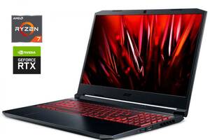 Игровой ноутбук Acer Nitro 5 AN515-45 / 15.6' (1920x1080) IPS / AMD Ryzen 7 5800H (8 (16) ядер по 3.2 - 4.4 GHz) / 16...