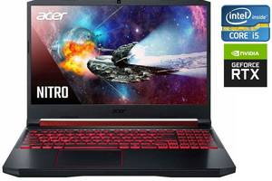 Игровой ноутбук Acer Nitro 5 AN515-54 / 15.6' (1920x1080) IPS / Intel Core i5-9300H (4 (8) ядра по 2.4 - 4.1 GHz) / 1...