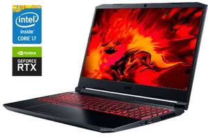 Игровой ноутбук Acer Nitro 5 AN515-55 / 15.6' (1920x1080) IPS / Intel Core i7-9850H (6 (12) ядер по 2.6 - 4.6 GHz) /...