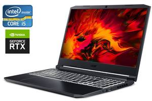 Игровой ноутбук Acer Nitro 5 AN515-55-53E5 / 15.6' (1920x1080) IPS / Intel Core i5-10300H (4 (8) ядра по 2.5 - 4.5 GH...