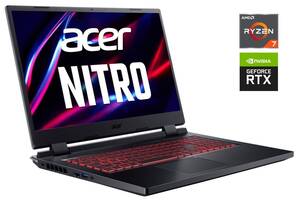 Игровой ноутбук Acer Nitro 5 AN517-42 / 17.3' (1920x1080) IPS / AMD Ryzen 7 6800H (8 (16) ядер по 3.2 - 4.7 GHz) / 16...
