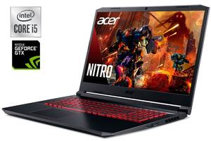 Игровой ноутбук Acer Nitro 5 AN517-52 / 17.3' (1920x1080) IPS / Intel Core i5-10300H (4 (8) ядра по 2.5 - 4.5 GHz) /...