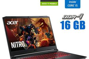 Игровой ноутбук Acer Nitro 5 AN517-54-50V7 / 17.3' (1920x1080) IPS / Intel Core i5-11400H (6 (12) ядер по 2.7 - 4.5 G...