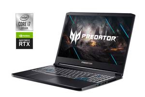 Игровой ноутбук Acer Predator Triton PT315-52 / 15.6' (1920x1080) IPS / Intel Core i7-10750H (6 (12) ядер по 2.6 - 5...