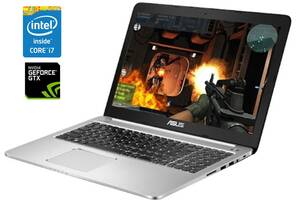 Игровой ноутбук Asus K501UW / 15.6' (1920x1080) TN / Intel Core i7- 6500U (2 (4) ядра по 2.5 - 3.1 GHz) / 16 GB DDR4...