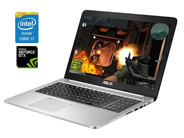 Игровой ноутбук Asus K501UW / 15.6' (1920x1080) TN / Intel Core i7- 6500U (2 (4) ядра по 2.5 - 3.1 GHz) / 16 GB DDR4...