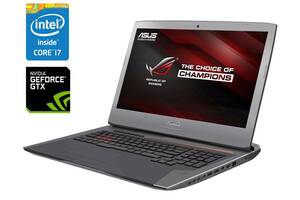 Игровой ноутбук Asus ROG G752VT-GC090T / 17.3' (1920x1080) IPS / Intel Core i7-6700HQ (4 (8) ядра по 2.6 - 3.5 GHz) /...