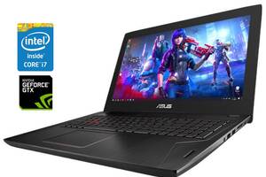Игровой ноутбук Asus Rog Strix FX502V / 15.6' (1920x1080) IPS / Intel Core i7-7700HQ (4 (8) ядра по 2.8 - 3.8 GHz) /...
