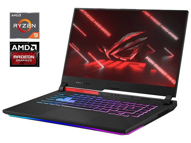 Игровой ноутбук Asus Rog Strix G513Q / 15.6' (1920x1080) IPS / AMD Ryzen 9 5980HX (8 (16) ядер по 3.3 - 4.8 GHz) / 32...