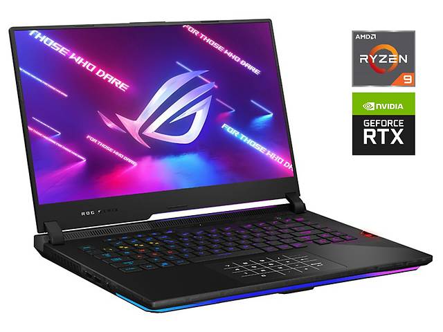 Игровой ноутбук Asus ROG Strix SCAR 15 G533QS / 15.6' (1920x1080) IPS / AMD Ryzen 9 5900HS (8 (16) ядер по 3.0 - 4.6...