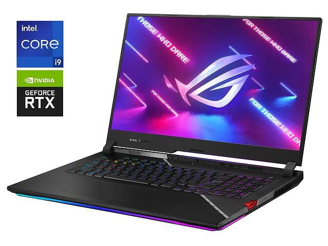 Игровой ноутбук Asus ROG Strix Scar 17 G733ZW / 17.3” (2560x1440) IPS / Intel Core i9-12900H (14 (20) ядер по 3.8 - 5...