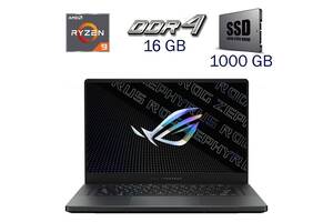 Игровой ноутбук Asus ROG Zephyrus GA503QR / 15.6' (2560x1440) IPS / AMD Ryzen 9 5900HS (8 (16) ядер по 3.0 - 4.6 GHz)...