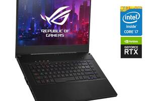 Игровой ноутбук Asus ROG Zephyrus GU502GW / 15.6' (1920x1080) IPS / Intel Core i7-9750H (6 (12) ядра по 2.6 - 4.5 GHz...